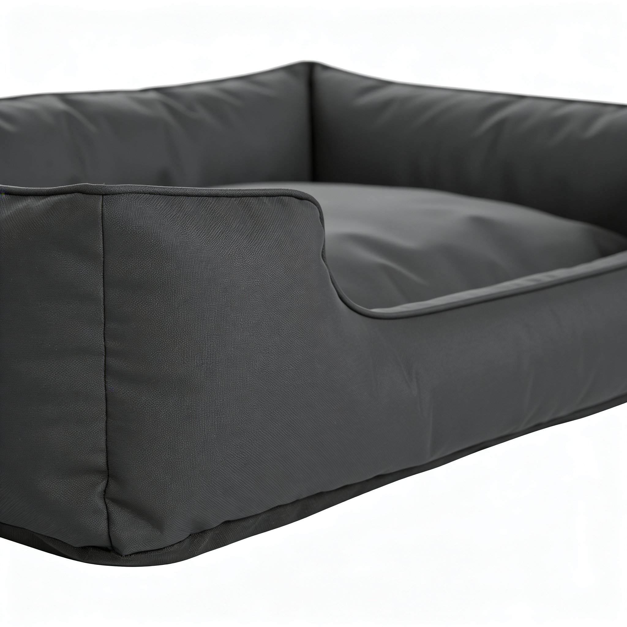 Bullockale Sytopia 42-Inch Indestructible Waterproof Orthopedic Dog Bed, Chew Proof XL Size for Extra Large Dogs, Supports Up to 100 lbs, Suitable for Indoor and Outdoor Use, Great Pet Gift for Crate, Dark Grey