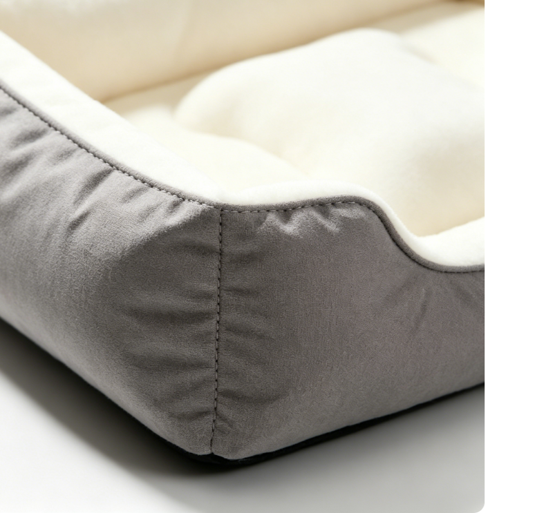 Bullockale Orthopedic Memory Foam Pet Bed with Removable Washable Cover