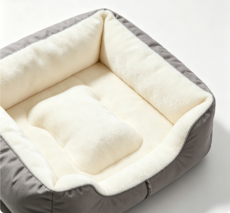 Bullockale Orthopedic Memory Foam Pet Bed with Removable Washable Cover